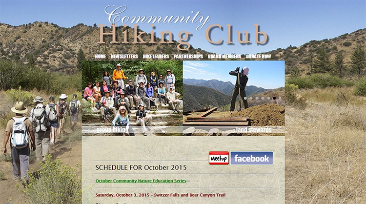 CommunityHikingClubWebsite