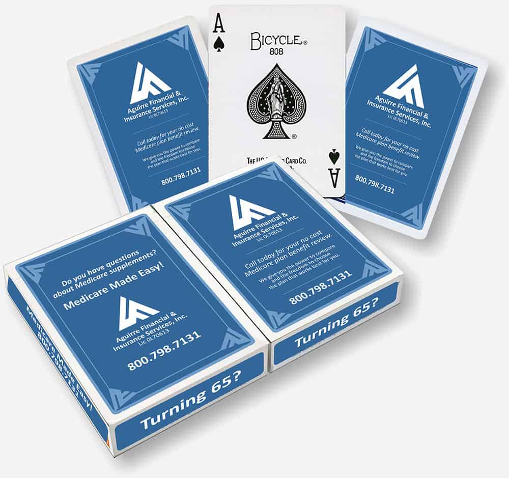 Aguirre Financial playing cards