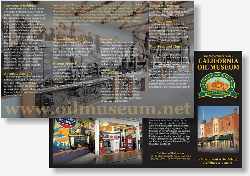 California Oil Museum brochure