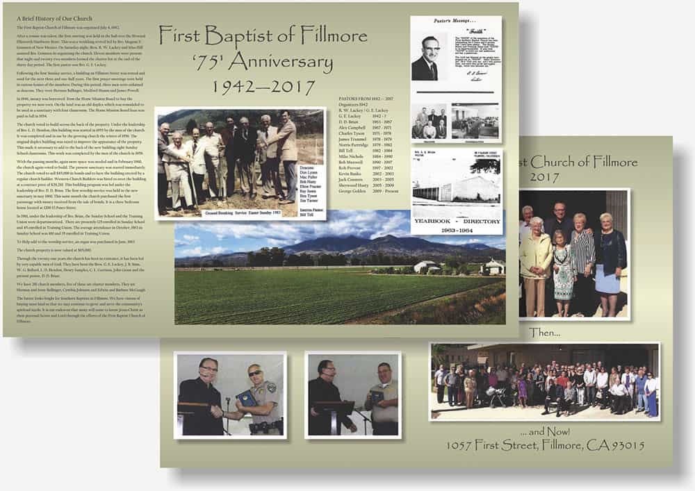 Fillmore Baptist Church brochure