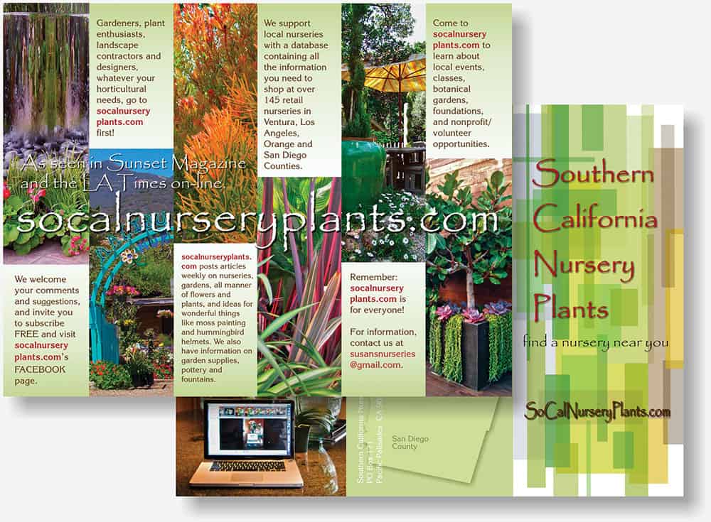 SoCal Nursery Plants brochure