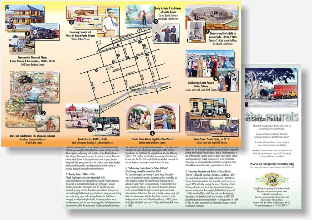 Santa Paula Murals brochure