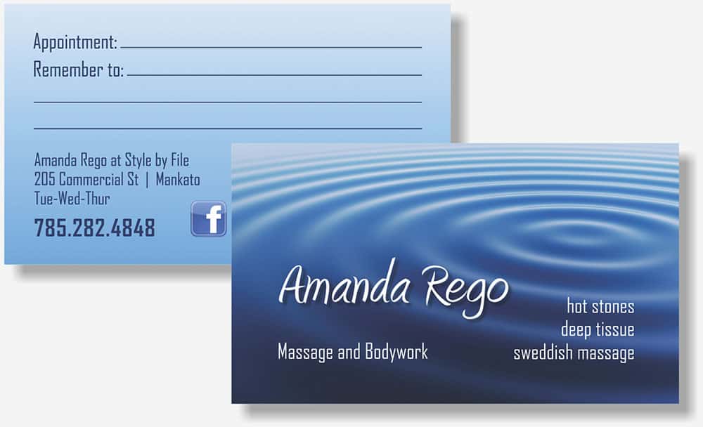 Amanda business card