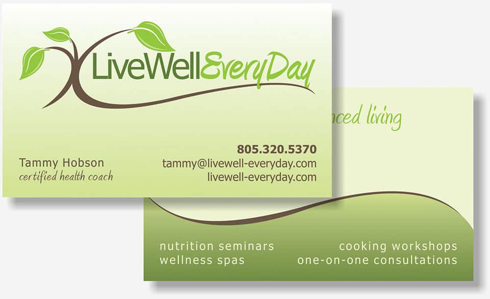 LiveWell business card