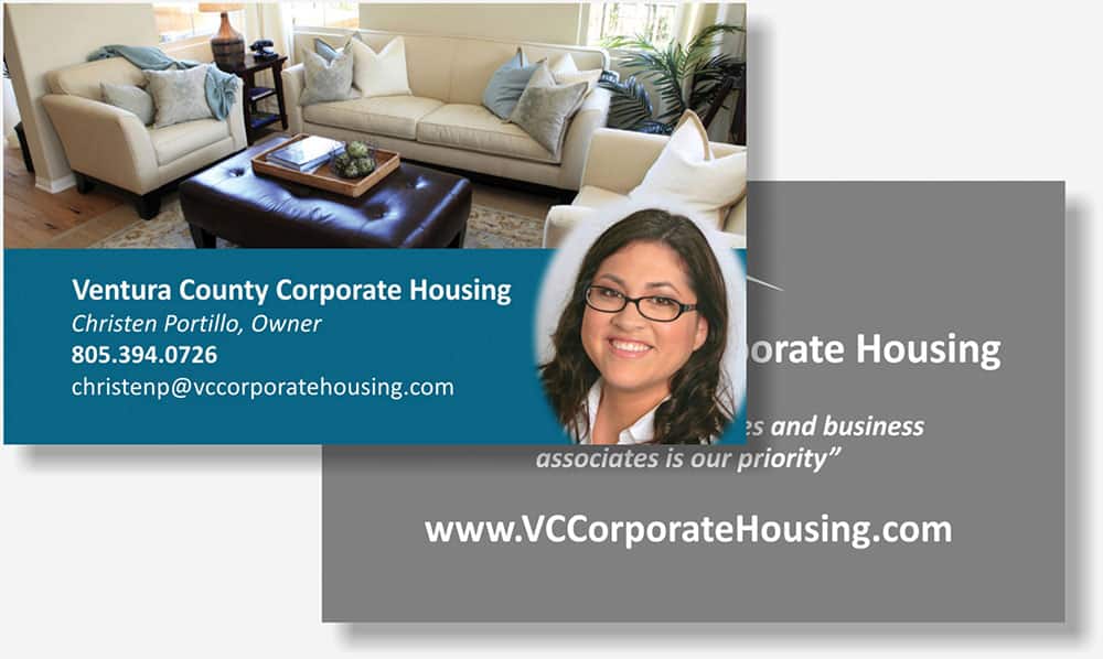 Ventura County Corporate Housing business card