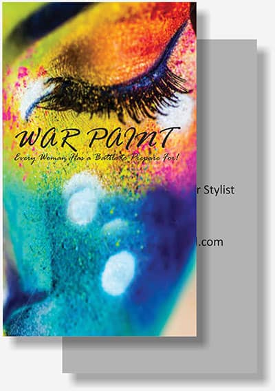 War Paint business card