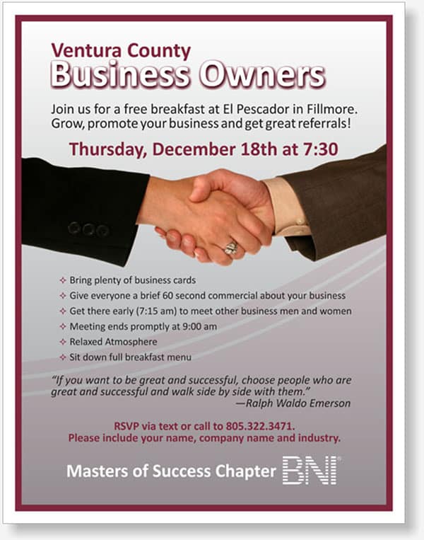 BNI flier