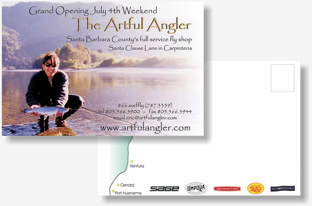 The Artfule Angler postcard