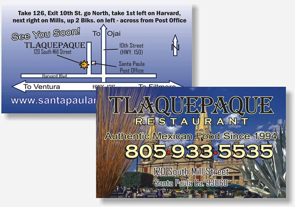 Tlaquepaque business card