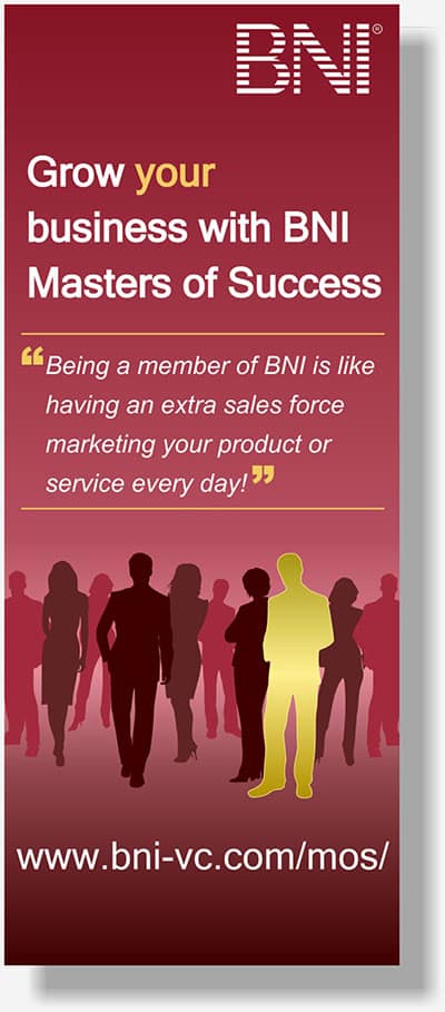 BNI vertical banner