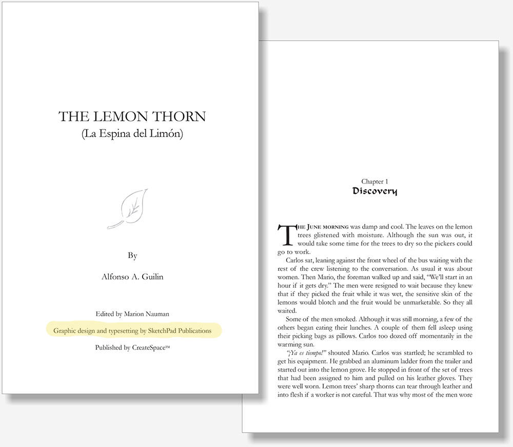 Lemon Thorn book