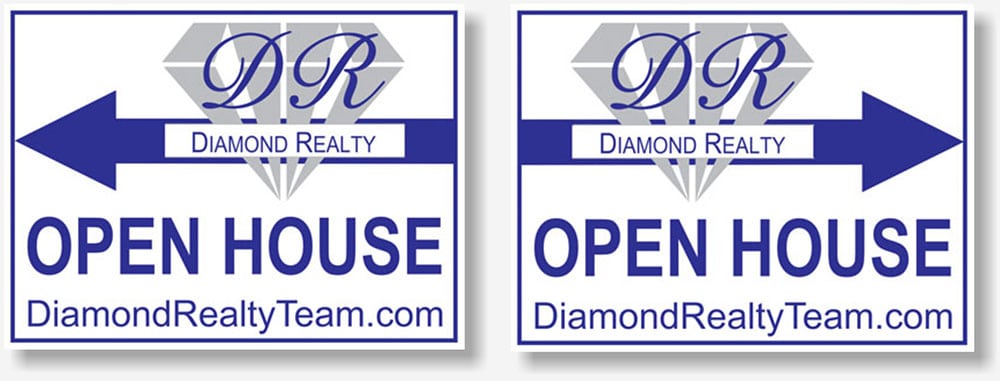 Diamond Realty yard signs