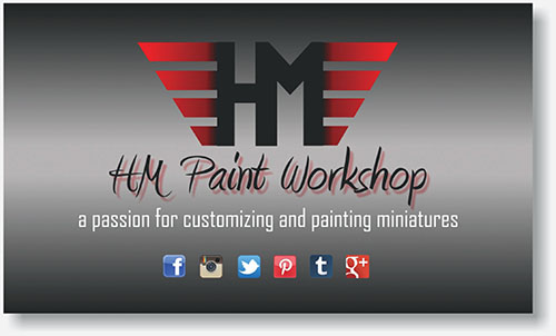 HM Paint Workshop label