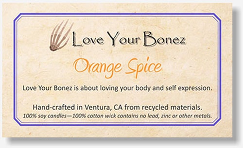 Love Your Bonez label