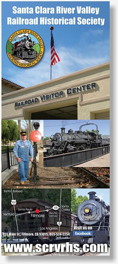 Santa Clara River Valley Railroad Historical Society banner