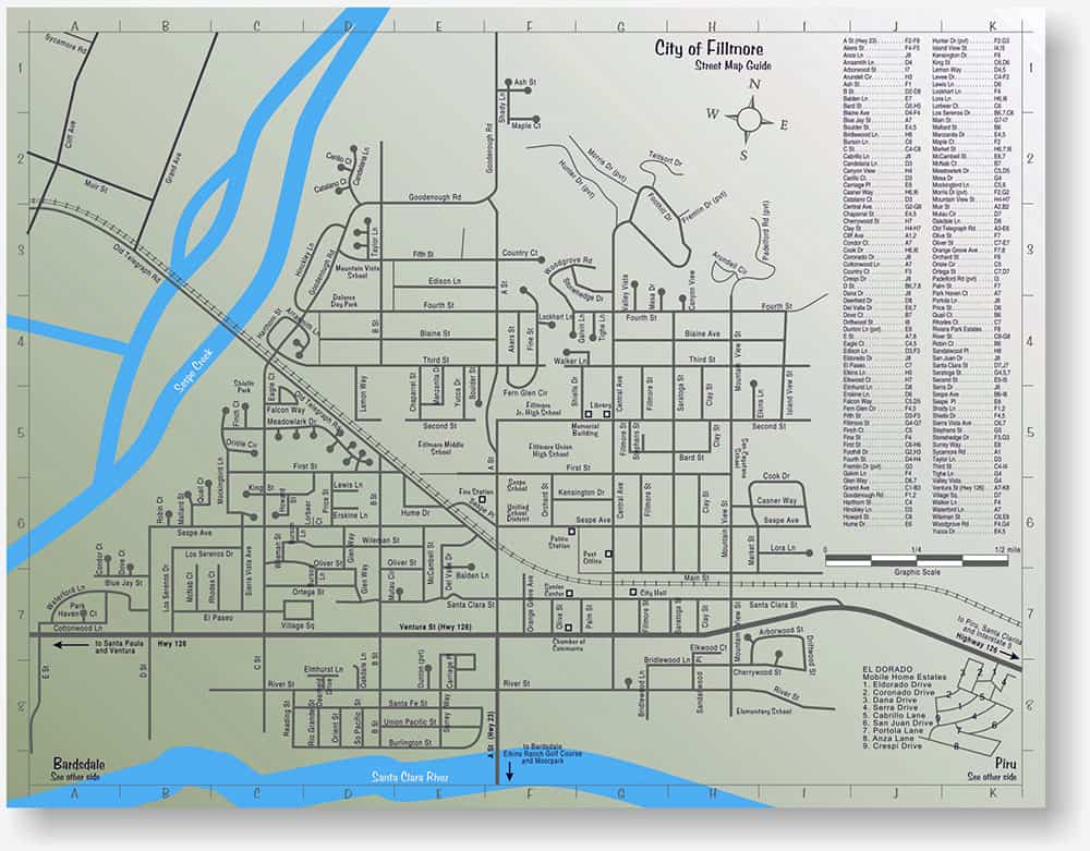 Fillmore Map Illustration